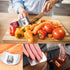 8 Pieces Finger Guards for Cutting, Stainless Steel Knife Cutting Finger Protectors Adjustable Safe Slice Hand Guard Protect Fingers for Food Chop...