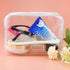 5 Packs Clear Cosmetics Bag TSA Approved, PVC Zippered Toiletry Carry Pouch Portable Makeup Bag for Vacation Travel, Bathroom and Organizing Water...