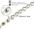 Heavy Duty Dog Leash,4FT/6FT Metal Dog Leash Dog Chain with Comfortable Handle for Medium & Large Size Dogs, Improved Dog Safety & Comfort ?Attach...