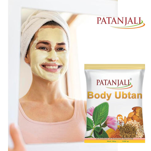 Patanjali Body Ubtan pack of 2-100 g / 0.22 lb...