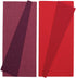 Lia Griffith Double Sided Crepe Paper Folds Roll, 6.7-Square Feet, Sangria and Aubergine, Cherry and Raspberry...
