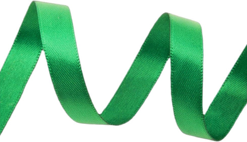 3/8 Inch Double Face Satin Ribbon Green Ribbon for Gift Wrapping Hair Bows Making Chair Sash Valentine's Day Wedding Birthday Party Invitation Dec...
