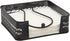 Stonebriar Industrial Black Graphite Metal Table Top Napkin Holder, Decorative Napkin Tray for Dining Table and Kitchen, Unique Tissue Dispenser f...