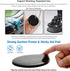 Body Camera Suction Cup Mount with Easy Remove Washable Reuable Magic Sticky Gel Pad for P100 and Widely Compatible with Other Body Camera Perfect...