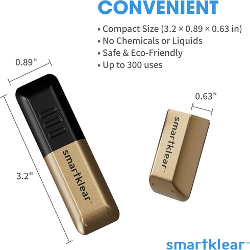 SmartKlear, Black Rubber & Gold Electroplated (Old B01KZHQP1A)...