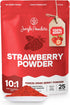 Jungle Powders Strawberry Powder 3.5 Ounce Bag Freeze Dried Strawberry Powder Dehydrated Strawberries Flavoring Additive Free Extract For Baking D...