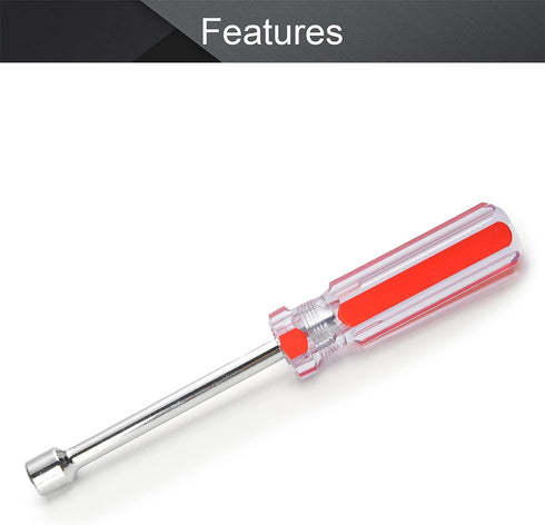 Utoolmart Hexagon Nut Nonslip Handle Hex Socket Wrench Screwdriver Hand Tool (10mm)...