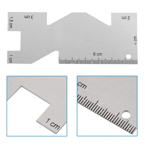 1Pcs Metal Sewing Ruler Quilting Ruler Sewing Tool Measuring Gauge Flexible Ruler Sewing Tool Accessory...