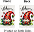 Ladybug Gnome Garden Flag 12x18 Inch Double Sided Ladybugs Welcome Yard Flag Outdoor Spring Decorations Home Patio Lawn Farmhouse Decor...