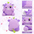Cow Plush Cow Stuffed Animals Pillow, Purple Cow Plush Soft Cow Pillows, Kawaii Purple Plushie Cow Toy for Kids Girls Boys Birthday Gift Home Deco...