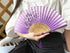 OMyTea® "Grassflowers 8.27"(21cm) Hand Held Folding Fans - With a Fabric Sleeve for Protection for Gifts - Chinese/Japanese Vintage Retro Style (P...