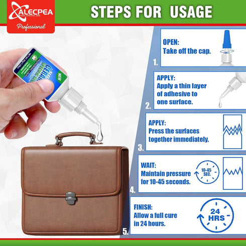 Ceramic Super Glue - 2Pack 30g Rapid-Setting Adhesive for Porcelain & Pottery Repair | Waterproof, High Strength for Dishes, Tiles, DIY Crafts...