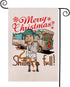 Merry Christmas Garden Flag, National Christmas Decorations Outdoor, Christmas Garden Flag Village, Christmas Holiday Garden Flag, Vertical Double...
