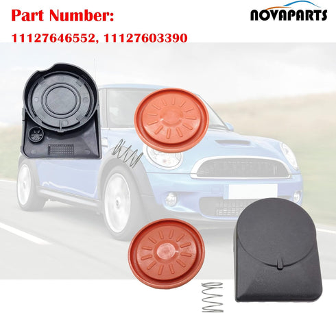 Valve Cover Cap PCV with Membrane N18 Engine Replacement for 2010-2016 MINI Cooper S R55 R56 R57 R58 R59 R60 R61 1.6L 11127646552 11127603390...