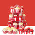 Popcorn Cupcake Wrappers, Red and White Striped - Circus Party Supplies, Carnival Decorations, and Movie Night Theme - Set of 48 for Birthday Part...