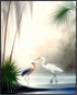Posterizer 1 pcs-beautiful art work of pair of heron birds in nature 2-Art for Animal Lovers Gift for Art Lovers Decorations for Bedroom, Office, ...