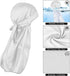 Silk Durag Long Tail Durag Breathable Pirate Headwraps Cap for 360 Waves Soft Bandana Turban Hat Hair Loss Chemo Cap...