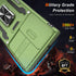 FUNMIKO for Samsung Galaxy S22 Ultra Case with Upgraded Sliding Camera Lens Cover and Strong Magnetic Kickstand - Military-Grade Shockproof Protec...