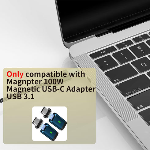 Magnetic Connector Tips Head for USB-C Android Devices (4 Pack), only Compatible 5A Magnetic Charging Cable or Magnetic Adapter...