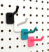 JSP Manufacturing 2" Plastic Pegboard Hooks Garage/Tools/Storage/Organization/Jewelry/Craft (25, Black)...