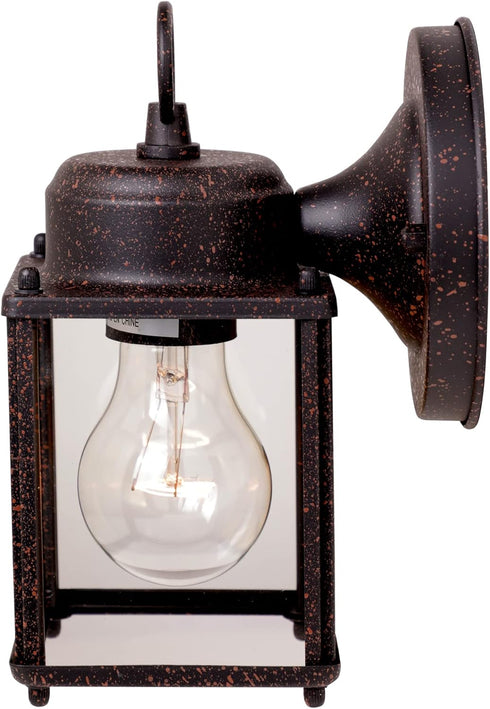 Designers Fountain 1161-RP Porch Outdoor Wall Lantern Sconce, 8in H, Rust Patina...