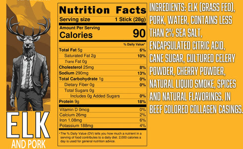 PEARSON RANCH SINCE 1959 Meat Sticks Variety - Elk, Buffalo, Venison, Wild Boar - Exotic Jerky Sticks, No Added Nitrites, High-Protein, Paleo & Ke...