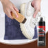 IKI Stubborn Stain Dry Cleaning Agent Set - Includes Large Horsehair Brush & 2 High-Fiber Towels - Effective on Clothes, Shoes, Fabrics, Blankets,...