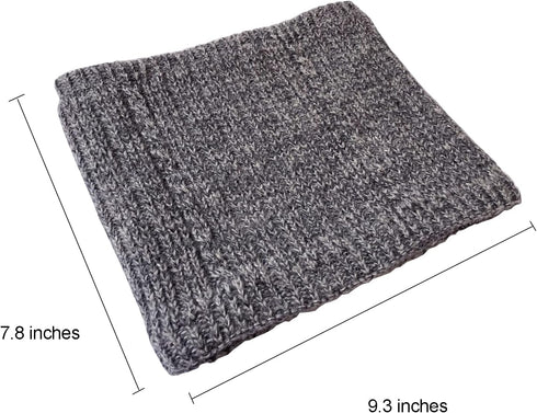 Winter Scarf Neck Warmer Gaiter - Men Women Cold Weather Knit Warm Fleece Ski Tube Circle Scarves Windproof Gift...