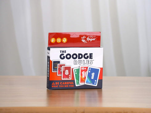 Regal Games The Goodge Rules Fun Card Game Set - 3 4 Player Card Games for Adults, Kids, Teens - Fun & Travel Playing Cards for Game Night (1 Deck...