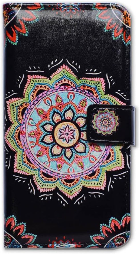 Case for iPhone 11 Pro Max, Colorful Mandala Flower Flip Leather Case Wallet Cover with Credit Card Slot ID Card Holder Kickstand for iPhone 11 Pr...