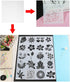 20 Pieces 7 mil Square Mylar Sheet Blank Stencils 6×6 inch Templates for Cricut and Silhouette Machines...