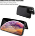 ONETOP Compatible with iPhone 12 Compatible with iPhone 12 Pro Wallet Case with Card Holder, PU Leather Kickstand Card Slots Case, Double Magnetic...