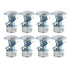 (5/16-18) 5/8""Set of 8, 784-5581A 784-5581 SnowBlowers Carriage Bolts & Nuts Kits Fits MTD 790-00117-0637 790-00120-0637 784-5581A-0637 Shave Pla...