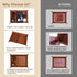 PU Leather Tray and Keychain Desktop Storage Organizer for Men, Gifts for Dad Husband Him for Birthday Anniversary from Daughter Son Wife, Unique ...