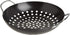 TableCraft BBQ Metal Handle 13-Inch Non Stick Coating Round Grilling Wok, Small, Black...