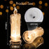 4PCS White LED Candles (D:2.5" x H:7"),LED Flameless Pillar Candles,Battery Operated Fake Candles, Velas Artificiales Para Decoracion for Valentin...
