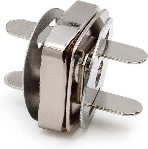 Dritz Square Magnetic Snaps 3/4in Nickel Fasteners, 3/4", 12 Sets...