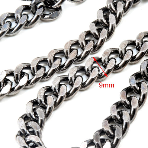 Double K Basic Strong Leash Biker Trucker Key Jean Wallet Chain (21") BLACK CS14620...