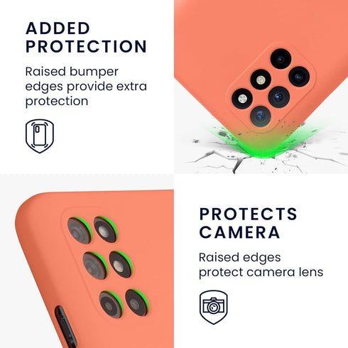 kwmobile Case Compatible with OnePlus 8T Case - Slim Protective TPU Silicone Phone Cover - Summer Orange...
