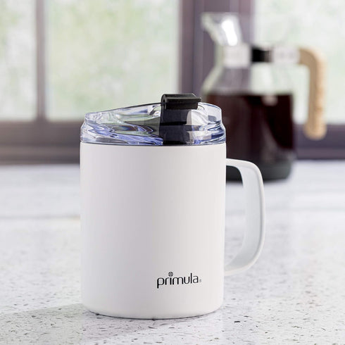 Primula 14 Ounce Coffee Mug, Vacuum Insulated Stainless Steel Mug with Leak Proof Lid, Double Wall Travel Tumbler Cup Thermos, Keep Drinks Hot or ...