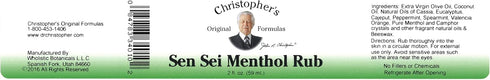 Christopher's Original Formulas Sen Sei Ointment Menthol Rub, 2 Ounce...