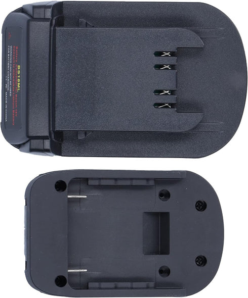 18V Battery Adapter Converter Chargers Dock Power Connector for Bosch 18V to for Milwaukee Lithium Power Tool BS18ML...
