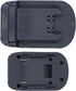 18V Battery Adapter Converter Chargers Dock Power Connector for Bosch 18V to for Milwaukee Lithium Power Tool BS18ML...