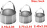 3 Pieces Round Biscuit Cutter with Handle - Stainless Steel Round Circle Doughnut Cutter Baking Molds Assorted Size...