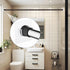 Sibba Shower Rod Holder 4Pcs Sticky Curtain Rod Bracket No Drilling Retainer Clear Tension Hooks Liners Support Mount Sticker Heavy Duty Wall Hold...