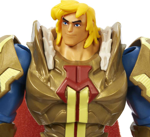 Masters of the Universe and He-Man He-Man Action Figure in Grayskull Armor with Power Attack Move & 2 Accessories Inspired by MOTU Netflix Animate...