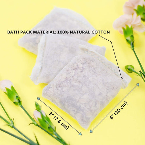 Organic Oatmeal Soothing Bath Soak for Sensitive Skin, Baby & Kids – All Natural & Fragrance-Free, 17 Oz (3 Packs) - Made in USA by mogimogi Baby...