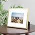 Frametory, 8x10 Gold Aluminum Picture Frame - Set of 1 - Ideal for Displaying 5x7 Photos with Mat or 8x10 Without Mat - Real Glass Front - Simple ...