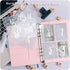 25 Pack A5 Binder Sleeves 100 Envelopes Money Saving Challenge A5 Money Saving Binder, Pouches Either Labeled 1-100 Money Pouches for Cash Stuffin...