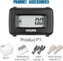 Runleader Digital Maintenance Hour Meter,AC/DC 5V to 277V for Garden Tractor Generator Scooter Club Car Forklift Leaf Trimmer etc.(1)...